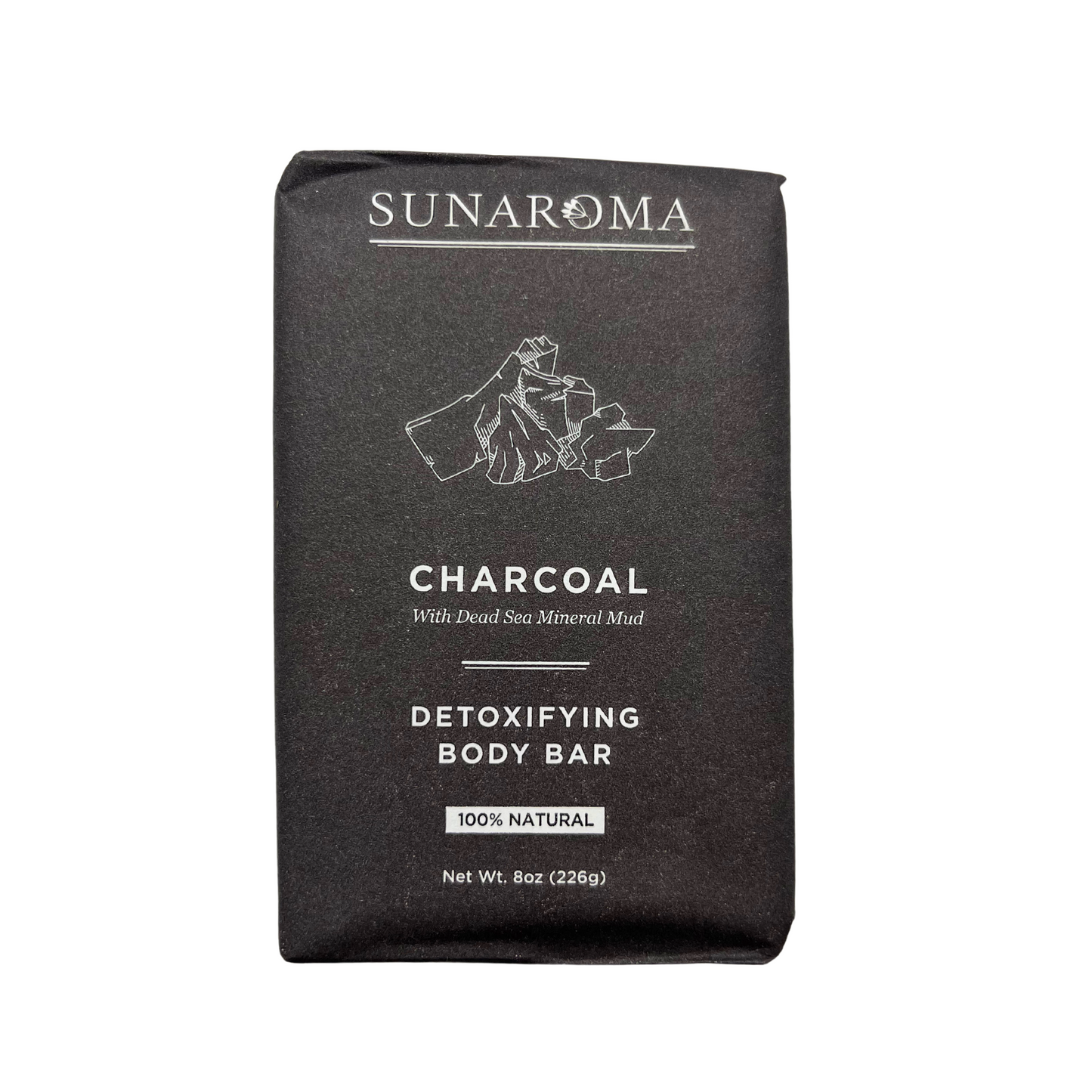 Sunaroma Charcoal Detoxifying Body Bar